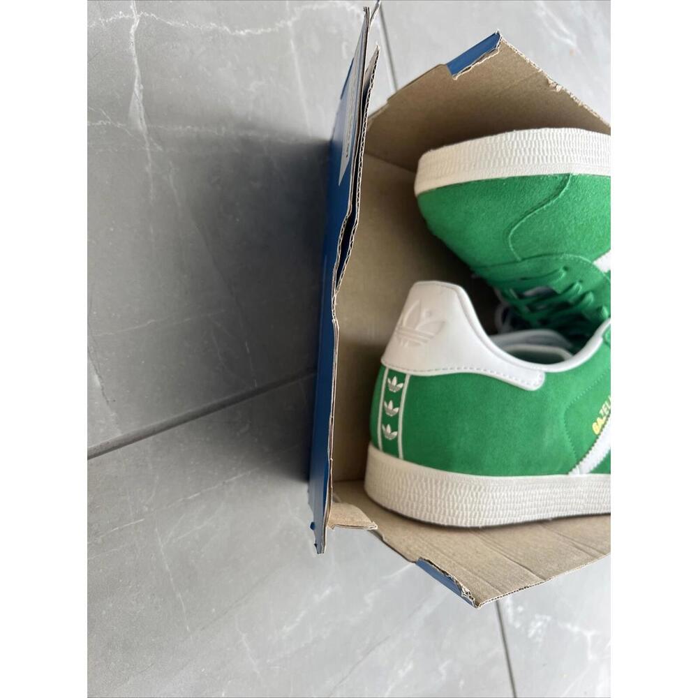 Adidas Gazelle Sneakers Original Shoes Green/Cloud White IG2092 US 10.5 - Picture 11 of 12